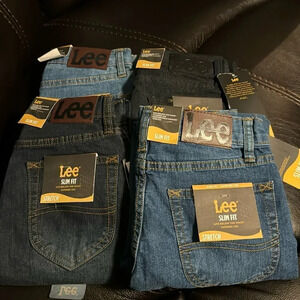 Boys Lee slim fit tapered leg jeans NWT jeans 4 Pair